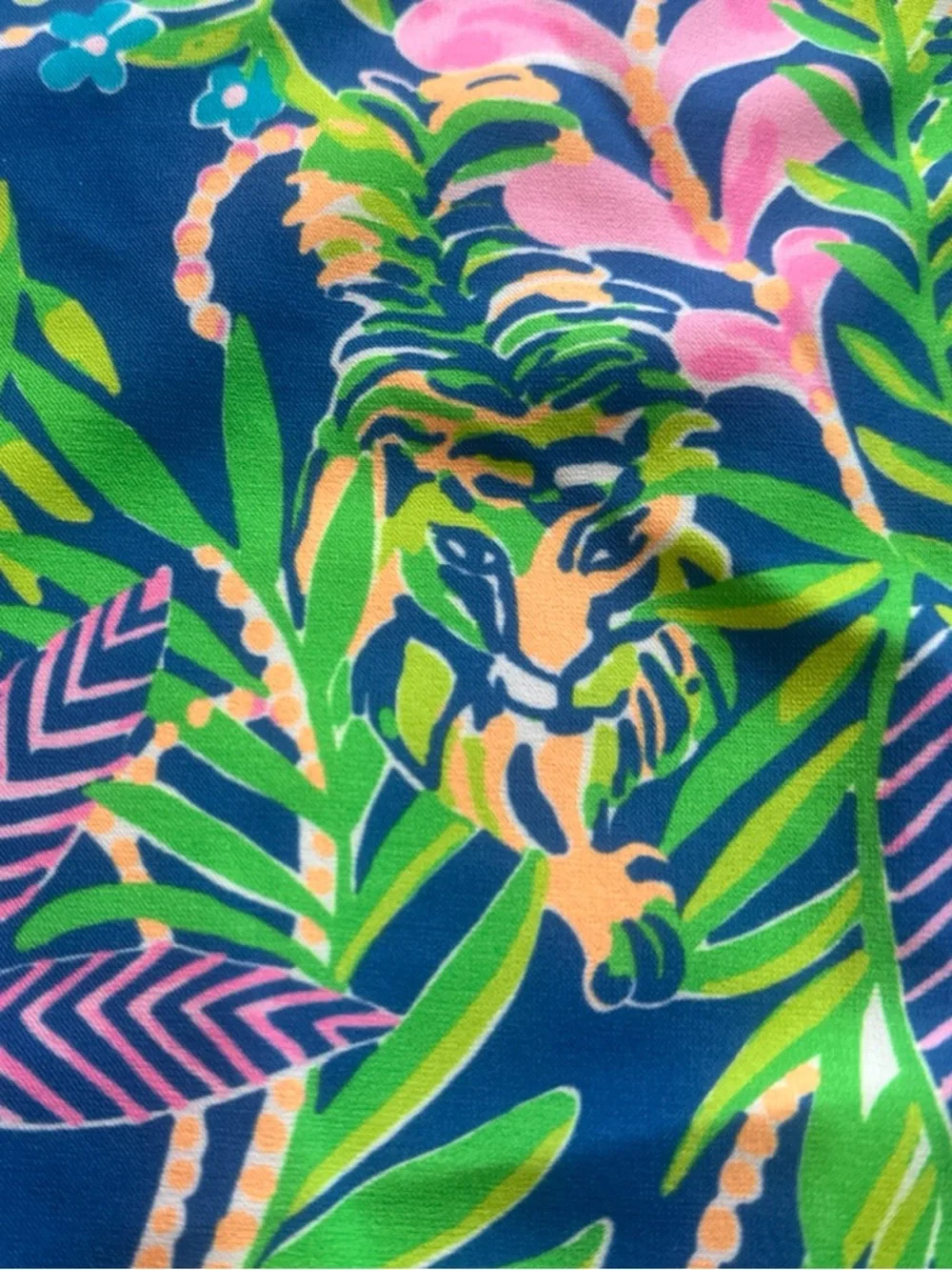 SOLD Lilly Pulitzer Size 4, Shorts in 'Borealis Blue How You Like Me Prowl’ - Picture 5 of 7